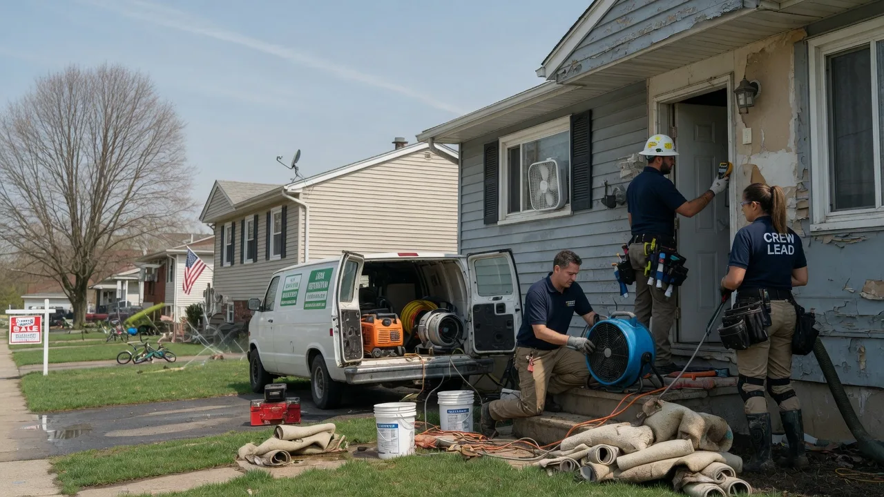Flood Cleanup in Deersville, OH near me