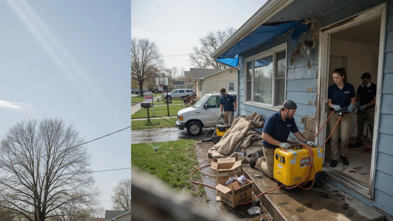 Basement Flood Cleanup in Deersville, OH near me